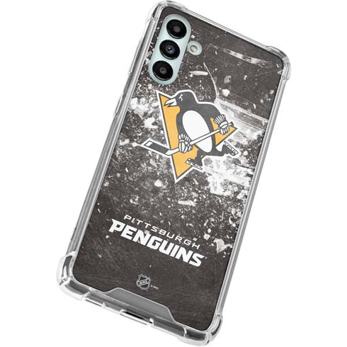NHL Pittsburgh Penguins Frozen Galaxy A13 5G Clear Case