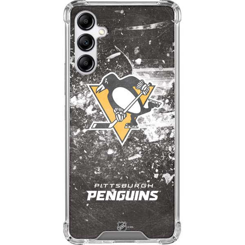 NHL Pittsburgh Penguins Frozen Galaxy A14 5G Clear Case