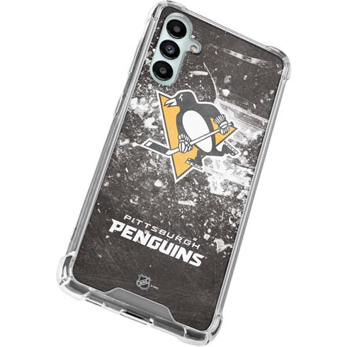 NHL Pittsburgh Penguins Frozen Galaxy A14 5G Clear Case