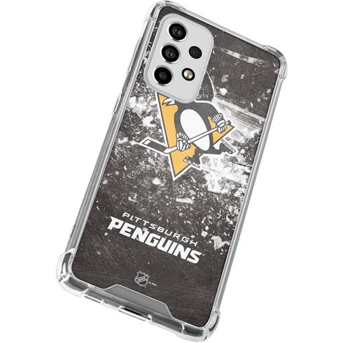 NHL Pittsburgh Penguins Frozen Galaxy A33 5G Clear Case