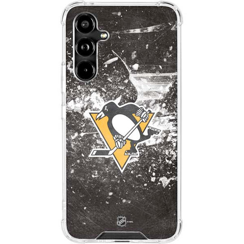 NHL Pittsburgh Penguins Frozen Galaxy A54 5G Clear Case