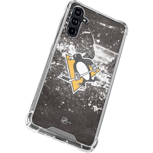 NHL Pittsburgh Penguins Frozen Galaxy A54 5G Clear Case