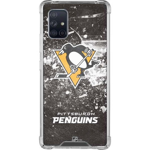 NHL Pittsburgh Penguins Frozen Galaxy A71 5G Clear Case