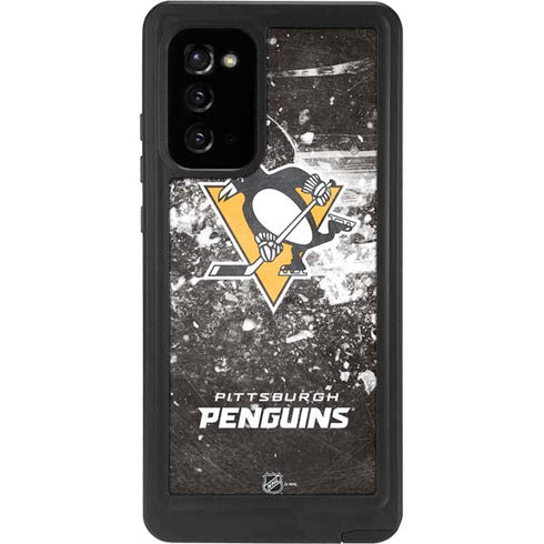 NHL Pittsburgh Penguins Frozen Galaxy Note20 5G Waterproof Case