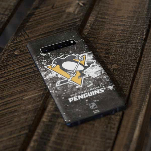 NHL Pittsburgh Penguins Frozen Galaxy S10 Plus Skin