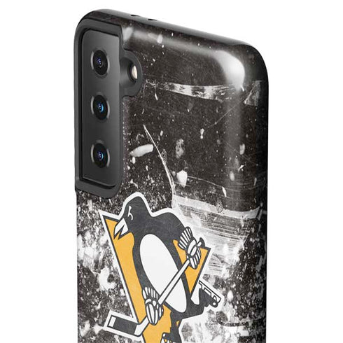 NHL Pittsburgh Penguins Frozen Galaxy S21 FE Pro Case