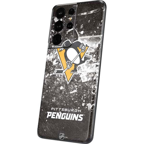 NHL Pittsburgh Penguins Frozen Galaxy S21 Ultra 5G Skin