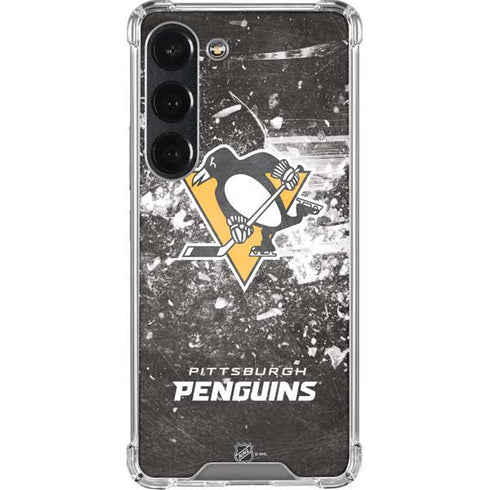 NHL Pittsburgh Penguins Frozen Galaxy S23 Clear Case