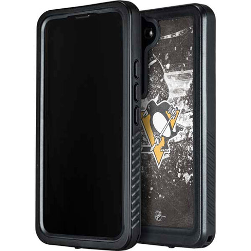 NHL Pittsburgh Penguins Frozen Galaxy S23 Plus Waterproof Case