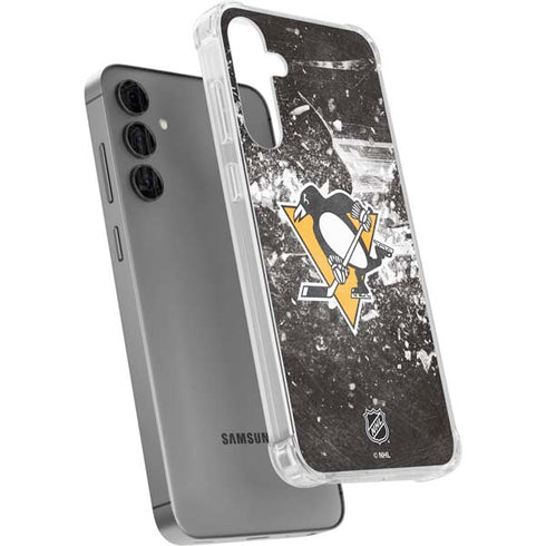 NHL Pittsburgh Penguins Frozen Galaxy S24 Plus Clear Case