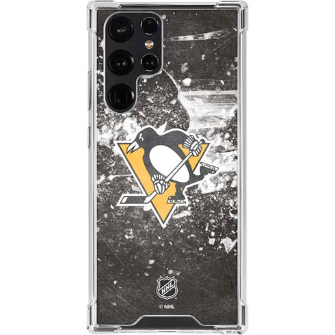 NHL Pittsburgh Penguins Frozen Galaxy S24 Ultra Clear Case