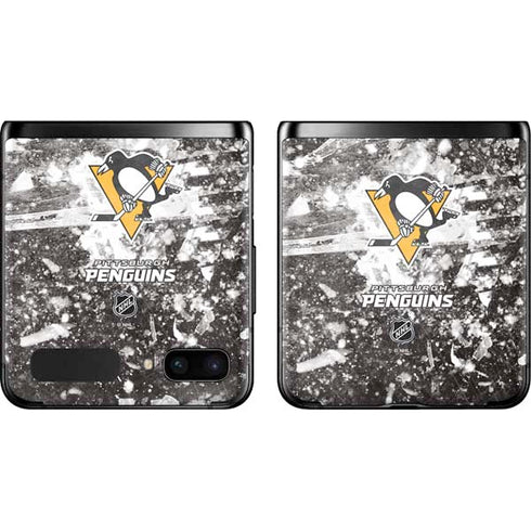 NHL Pittsburgh Penguins Frozen Galaxy Z Flip Skin