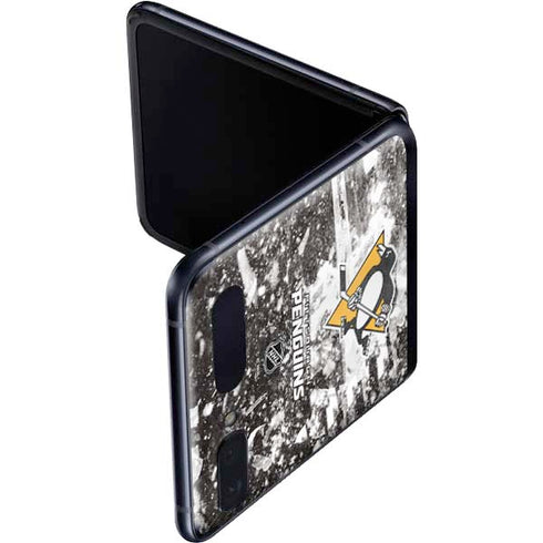 NHL Pittsburgh Penguins Frozen Galaxy Z Flip Skin