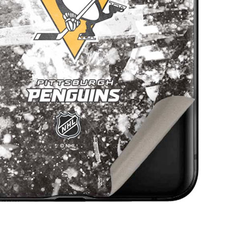 NHL Pittsburgh Penguins Frozen Galaxy Z Flip Skin
