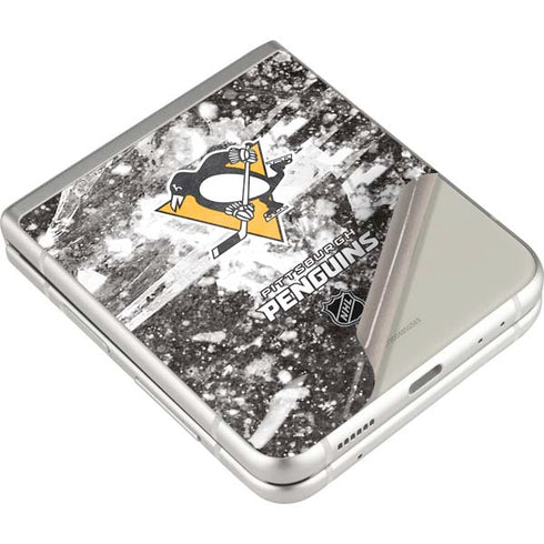 NHL Pittsburgh Penguins Frozen Galaxy Z Flip3 5G Skin