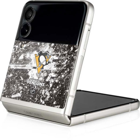 NHL Pittsburgh Penguins Frozen Galaxy Z Flip3 5G Skin