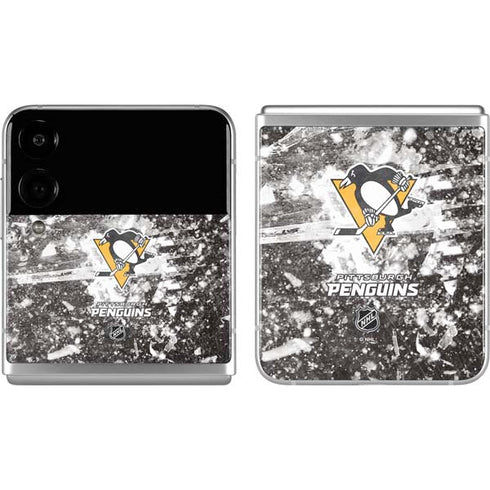 NHL Pittsburgh Penguins Frozen Galaxy Z Flip4 5G Skin