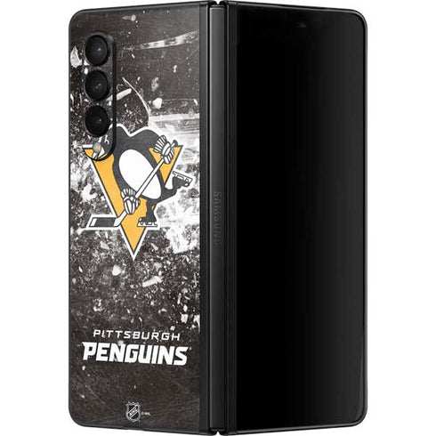 NHL Pittsburgh Penguins Frozen Galaxy Z Fold3 5G Skin