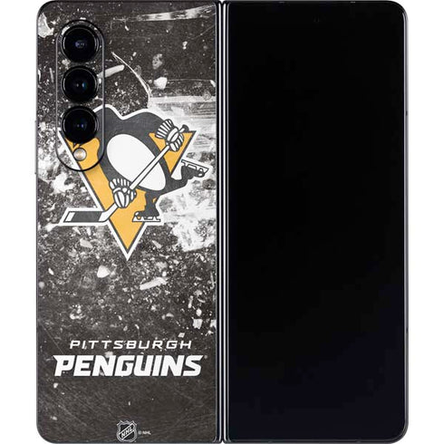 NHL Pittsburgh Penguins Frozen Galaxy Z Fold4 5G Skin