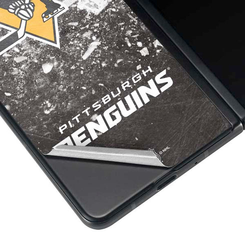 NHL Pittsburgh Penguins Frozen Galaxy Z Fold4 5G Skin