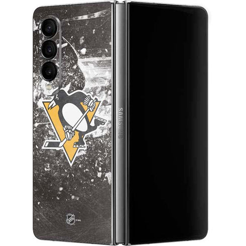 NHL Pittsburgh Penguins Frozen Galaxy Z Fold4 5G Skin