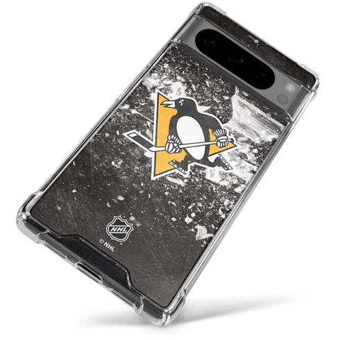 NHL Pittsburgh Penguins Frozen Google Pixel 8 Pro Clear Case