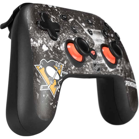 NHL Pittsburgh Penguins Frozen Google Stadia Controller Skin