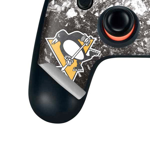 NHL Pittsburgh Penguins Frozen Google Stadia Controller Skin