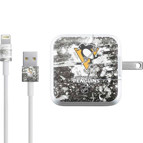 NHL Pittsburgh Penguins Frozen iPad Charger (10W USB) Skin