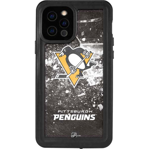 NHL Pittsburgh Penguins Frozen iPhone 12 Pro Waterproof Case