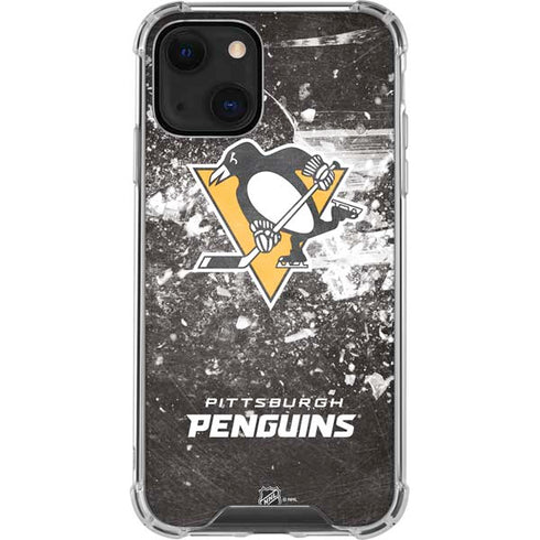 NHL Pittsburgh Penguins Frozen iPhone 13 Mini Clear Case