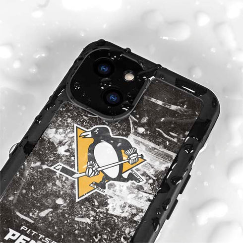 NHL Pittsburgh Penguins Frozen iPhone 13 Mini Waterproof Case