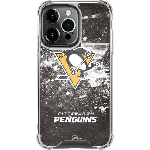 NHL Pittsburgh Penguins Frozen iPhone 13 Pro Clear Case