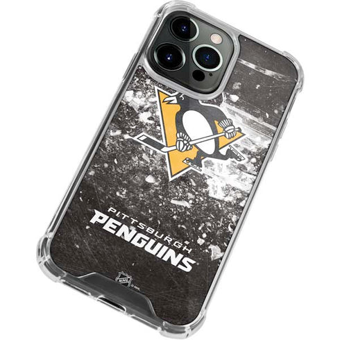 NHL Pittsburgh Penguins Frozen iPhone 13 Pro Max Clear Case