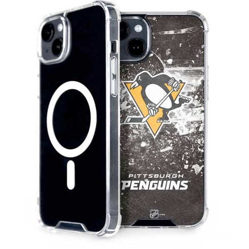 NHL Pittsburgh Penguins Frozen iPhone 15 Plus MagSafe Case