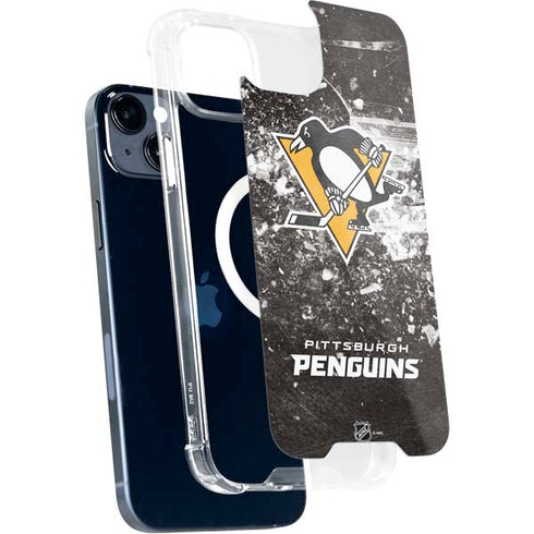 NHL Pittsburgh Penguins Frozen iPhone 15 Plus MagSafe Case