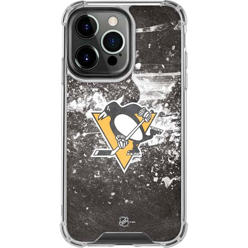 NHL Pittsburgh Penguins Frozen iPhone 14 Pro Clear Case