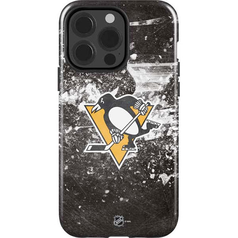 NHL Pittsburgh Penguins Frozen iPhone 15 Pro Impact Case