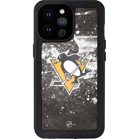 NHL Pittsburgh Penguins Frozen iPhone 14 Pro Max Waterproof Case