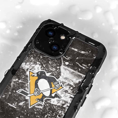 NHL Pittsburgh Penguins Frozen iPhone 15 Plus Waterproof Case