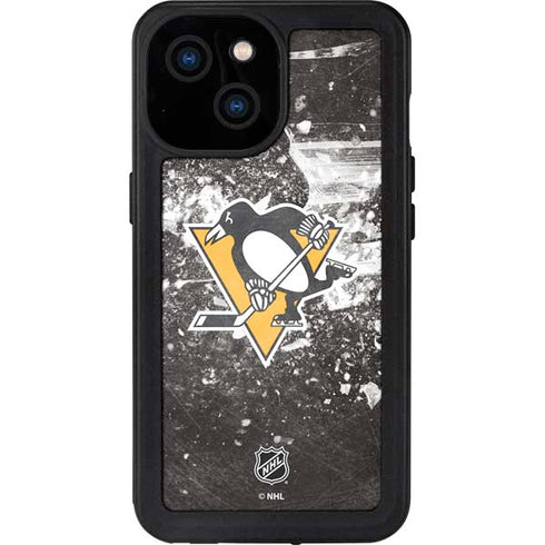 NHL Pittsburgh Penguins Frozen iPhone 15 Waterproof Case