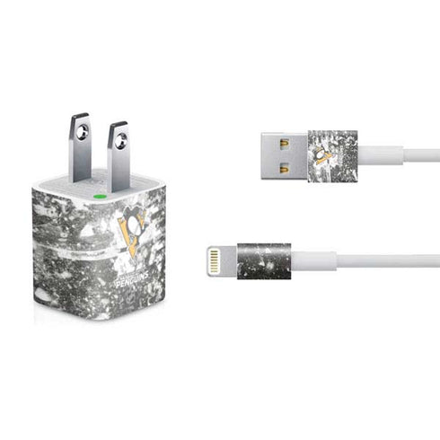 NHL Pittsburgh Penguins Frozen iPhone Charger (5W USB) Skin