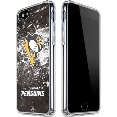 NHL Pittsburgh Penguins Frozen iPhone SE (2nd & 3rd Gen) Clear Case