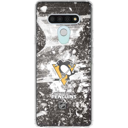 NHL Pittsburgh Penguins Frozen LG Stylo 6 Clear Case