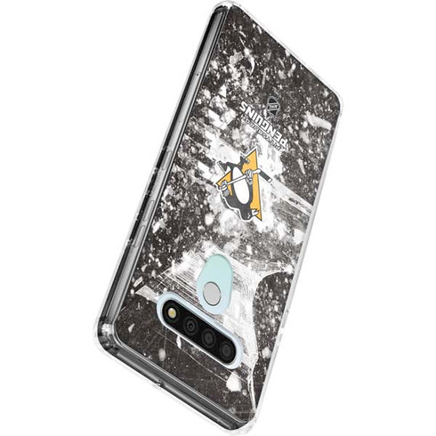 NHL Pittsburgh Penguins Frozen LG Stylo 6 Clear Case