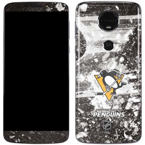 NHL Pittsburgh Penguins Frozen Moto E5 Plus Skin