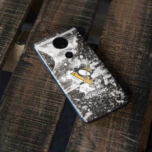 NHL Pittsburgh Penguins Frozen Moto E5 Plus Skin