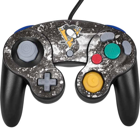 NHL Pittsburgh Penguins Frozen Nintendo GameCube Controller Skin