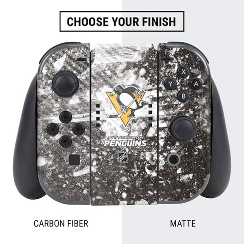 NHL Pittsburgh Penguins Frozen Nintendo Switch Bundle Skin