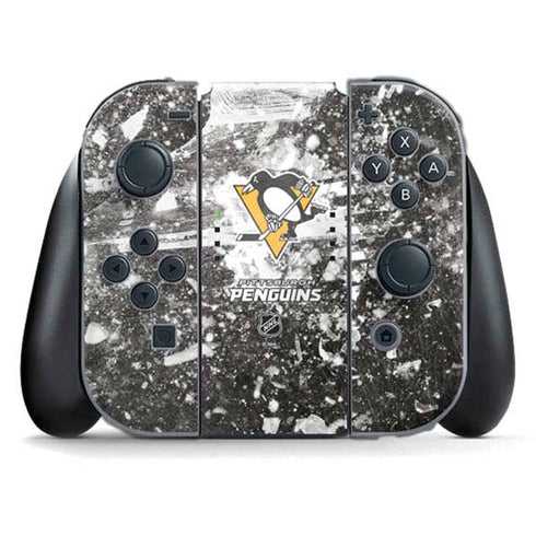 NHL Pittsburgh Penguins Frozen Nintendo Switch (2017-2021) Joy-Con Controller Skin